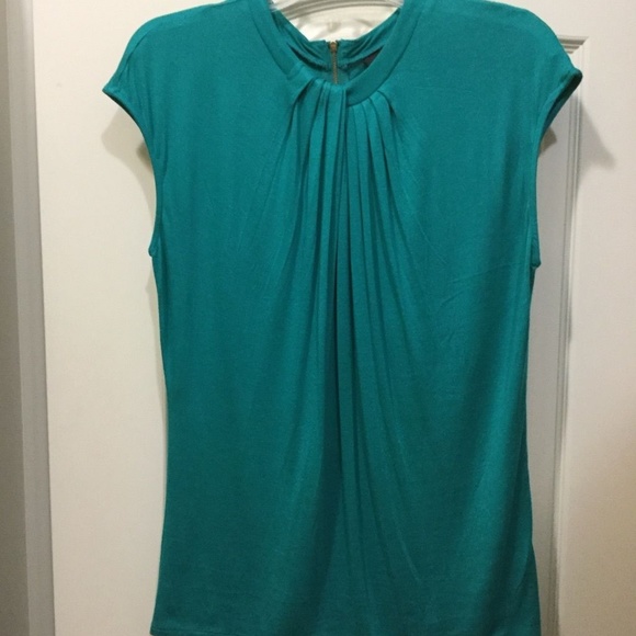 Worthington Tops - Turquoise Like new ruched top